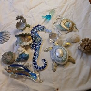 Ocean-Themed Bath Accessory Set
